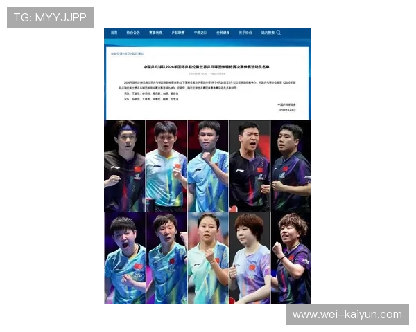 世界乒乓球联赛季中最佳教练候选名单公布，乒乓球世界职业联队教练